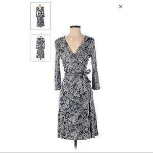 Banana Republic Printed Wrap Dress